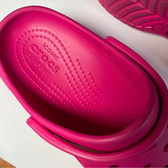 platform pink crocs size 11 in women - Picture 5 of 5